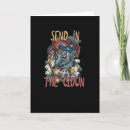 Search for horror halloween cards Clown