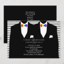 Search for bow tie wedding invitations Gay