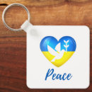 Search for peace dove keychains Blue and yellow