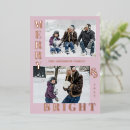 Search for rose gold foil christmas cards Merry and bright