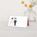 Search for bride and groom place cards Illustration