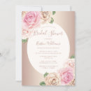 Search for rose gold shower wedding invitations Chic