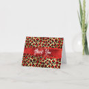 Search for leopard thank you cards Glam