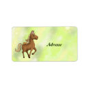 Search for funny horse return address labels Pony