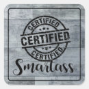 Search for smartass stickers Sarcastic