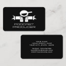 Search for podcast business cards Modern