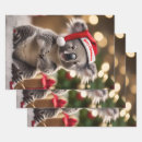 Search for koala christmas wrapping paper Santa