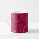 Search for abstract drawing mugs Red