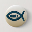 Recherche de symboles chrétiens badges Ichthys