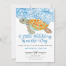 Search for cute little turtle invitations Under the sea