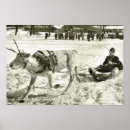 Search for vintage reindeer art Sleigh