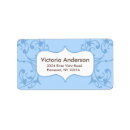 Search for accent return address labels Blue