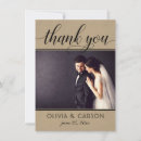 Search for kraft wedding thank you cards Modern