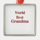 Search for world ornaments Best grandma ever