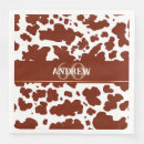 Search for cow napkins Western