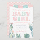 Search for fiesta baby girl shower invitations Papel picado