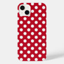 Search for red polka dots iphone cases Red and white