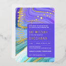 Search for gold marble invitations Star of david