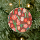 Search for tulip ornaments Red tulips