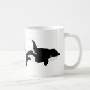 Search for killer whale mugs Illustration