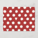 Search for red heart pattern postcards Fun