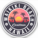 Search for waikiki honolulu hawaii stickers Ocean
