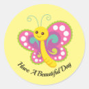 Search for cartoon butterfly stickers Cute