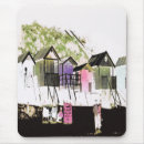 Search for beach huts mousepads Seaside