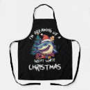 Search for funny shark aprons Xmas