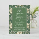 Search for emerald green wedding anniversary invitations Floral