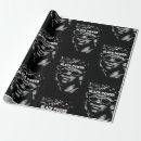Search for woman wrapping paper Black and white