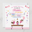 Recherche de gymnastique de filles invitations Étoiles