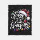 Search for funny christmas blankets Santa