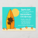 Search for surfboard birthday invitations Surf's up