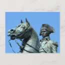 Search for generals postcards George washington