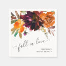 Search for fall in love napkins Watercolor