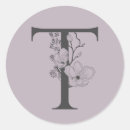 Search for initial t stickers Elegant