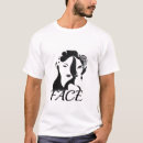 Search for two faces tshirts Black and white