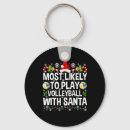 Search for funny volleyball keychains Merry christmas