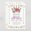 Search for crown sweet 16 invitations Tiara