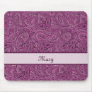 Recherche de paisley floral tapis souris Élégant
