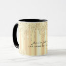 Search for gold party mugs Bridesmaid
