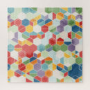 Recherche de hexagones puzzles Motif