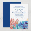 Search for coral reef wedding invitations Elegant