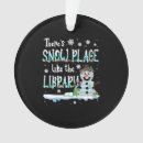 Search for librarian ornaments Santa