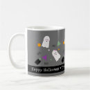 Search for cute halloween ghost mugs Black