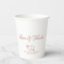 Search for wedding paper cups Calligraphy