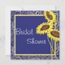 Search for royal blue and yellow invitations Sunflowers