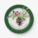 Search for vintage christmas paper plates Watercolor