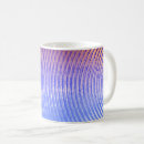 Recherche de onde sonore tasses Bleu